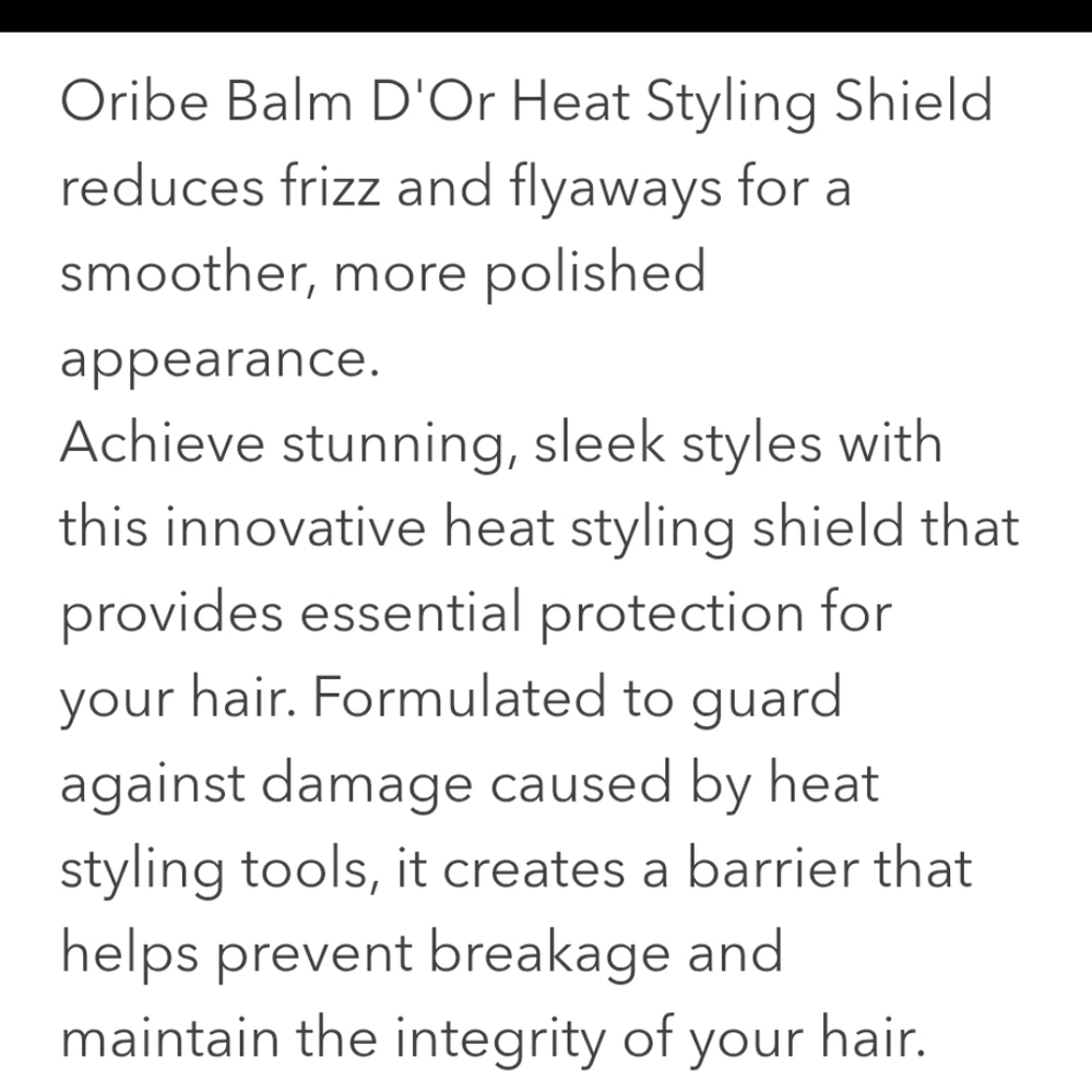 Oribe Balm d Or Heat Styling Shield - Picture 2 of 4